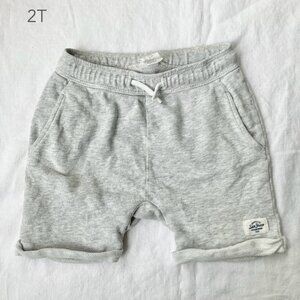 🪴5/$30 H&M 2T Toddler Grey Sweat Shorts Terry Cloth Summer Beach